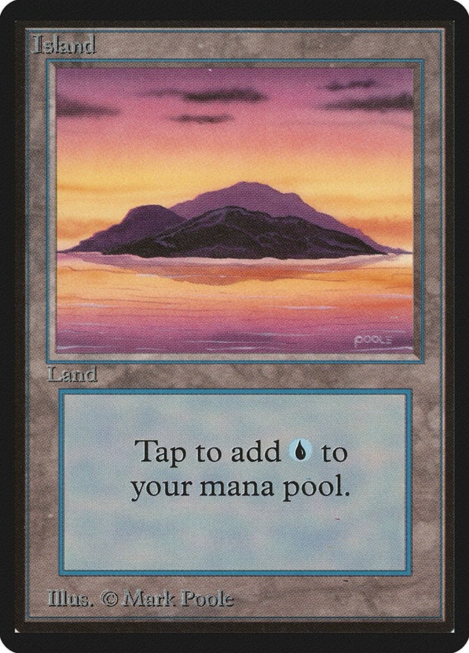 Image for Island (A) [Beta Edition] - Magic: The Gathering