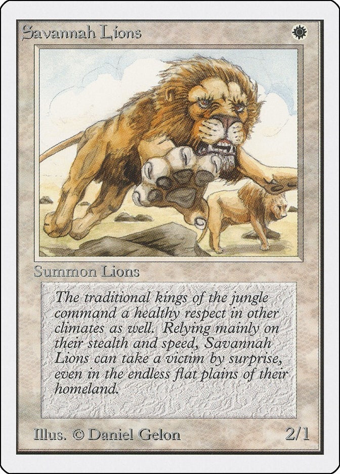 Image for Savannah Lions [Unlimited Edition] - Magic: The Gathering