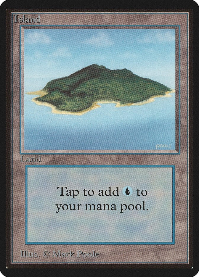Image for Island (B) [Beta Edition] - Magic: The Gathering