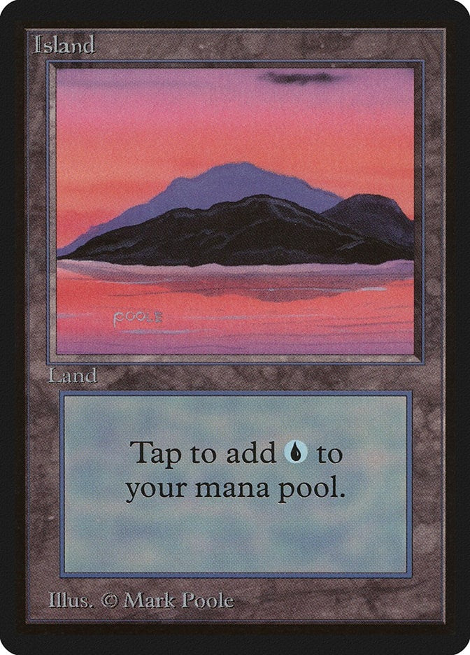 Image for Island (C) [Beta Edition] - Magic: The Gathering
