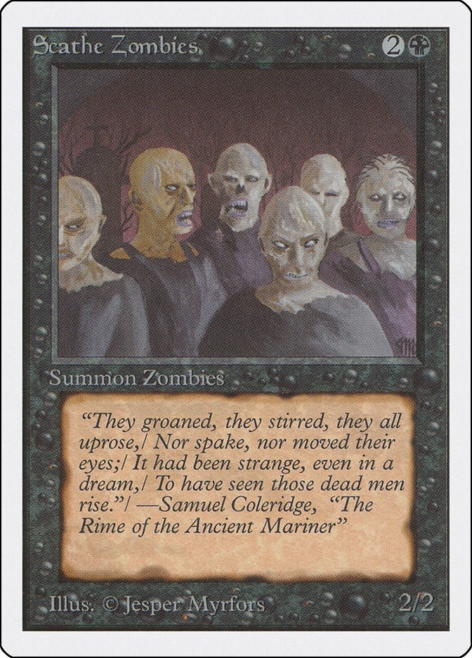 Image for Scathe Zombies [Unlimited Edition] - Magic: The Gathering