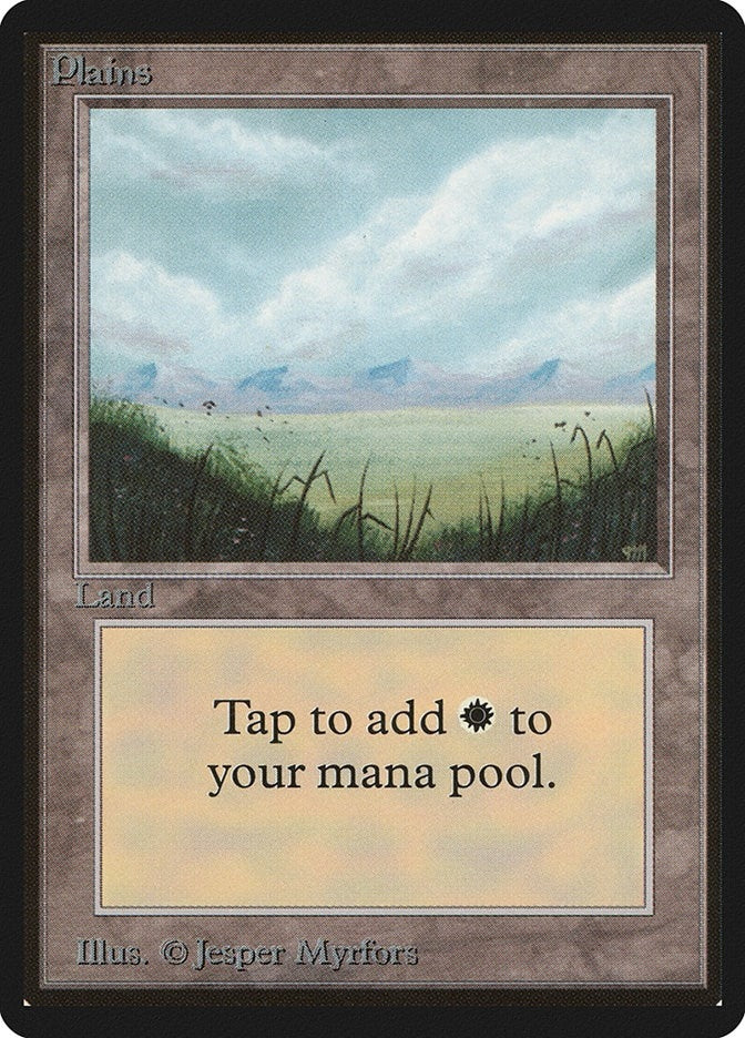 Image for Plains (A) [Beta Edition] - Magic: The Gathering
