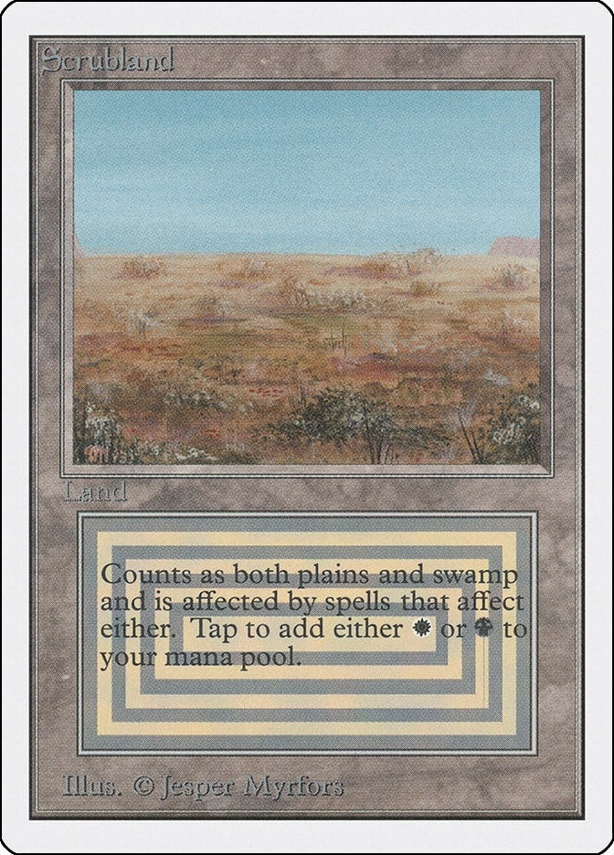 Image for Scrubland [Unlimited Edition] - Magic: The Gathering