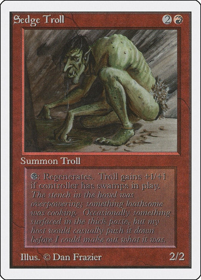 Image for Sedge Troll [Unlimited Edition] - Magic: The Gathering