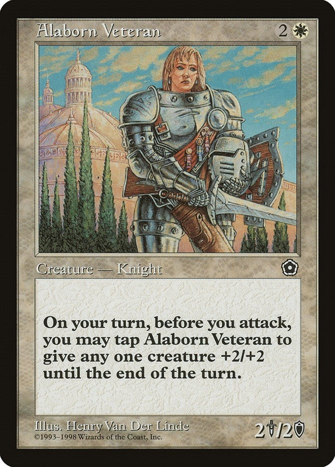Image for Alaborn Veteran [Portal Second Age] - Magic: The Gathering