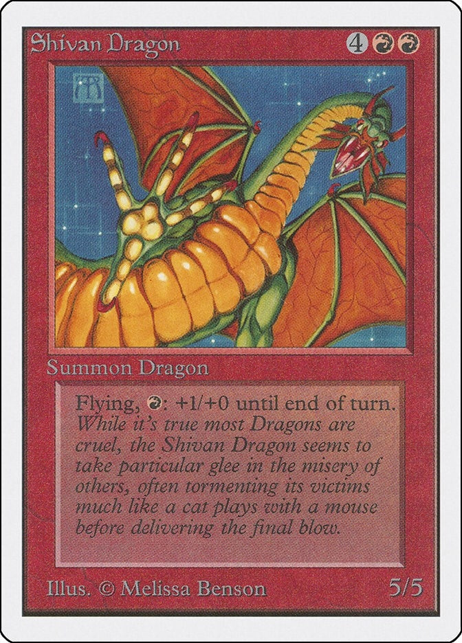 Image for Shivan Dragon [Unlimited Edition] - Magic: The Gathering
