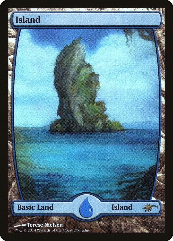 Image for Island - Full Art (2) (2) [Judge Promos] - Magic: The Gathering