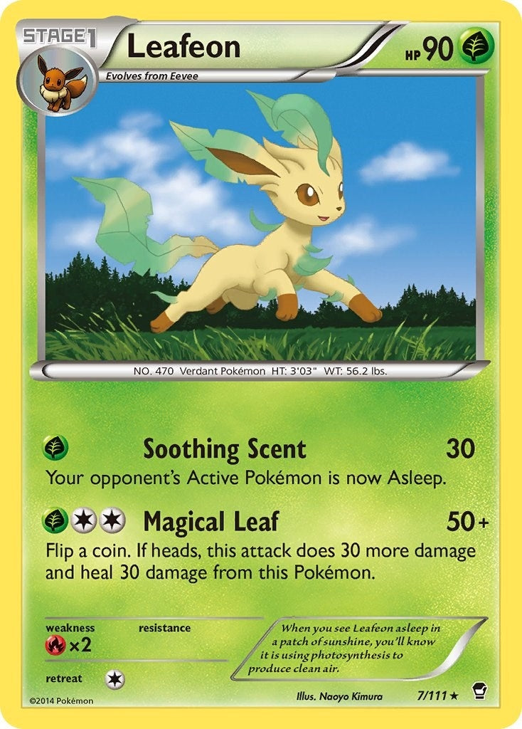 Image for Leafeon (7/111) [XY - Furious Fists] - Pokemon