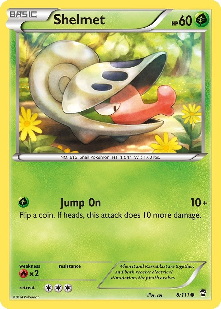 Image for Shelmet (8/111) [XY - Furious Fists] - Pokemon