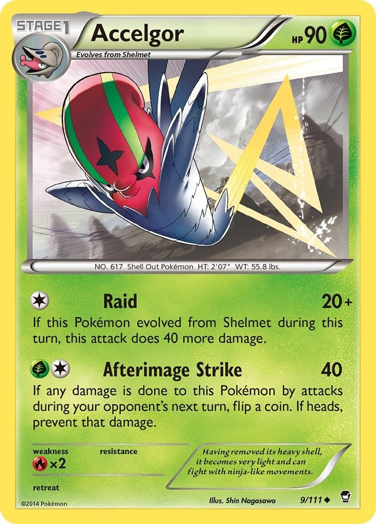 Image for Accelgor (9/111) [XY - Furious Fists] - Pokemon