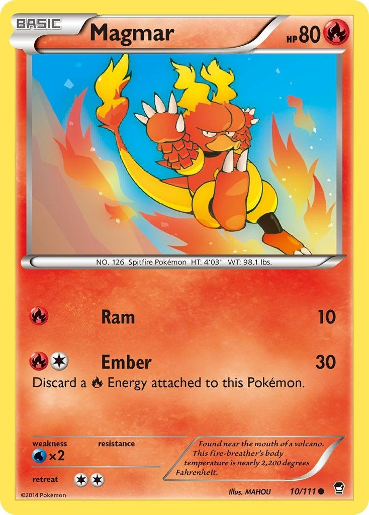 Image for Magmar (10/111) [XY - Furious Fists] - Pokemon