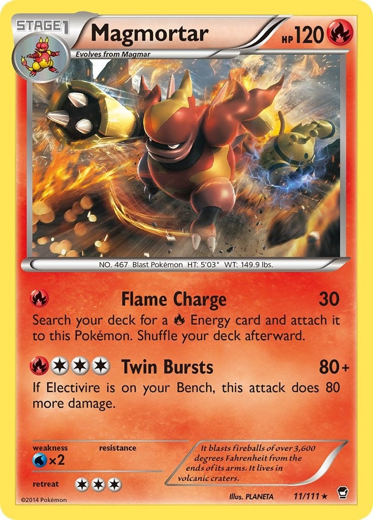 Image for Magmortar (11/111) [XY - Furious Fists] - Pokemon