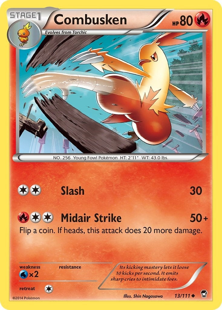 Image for Combusken (13/111) [XY - Furious Fists] - Pokemon