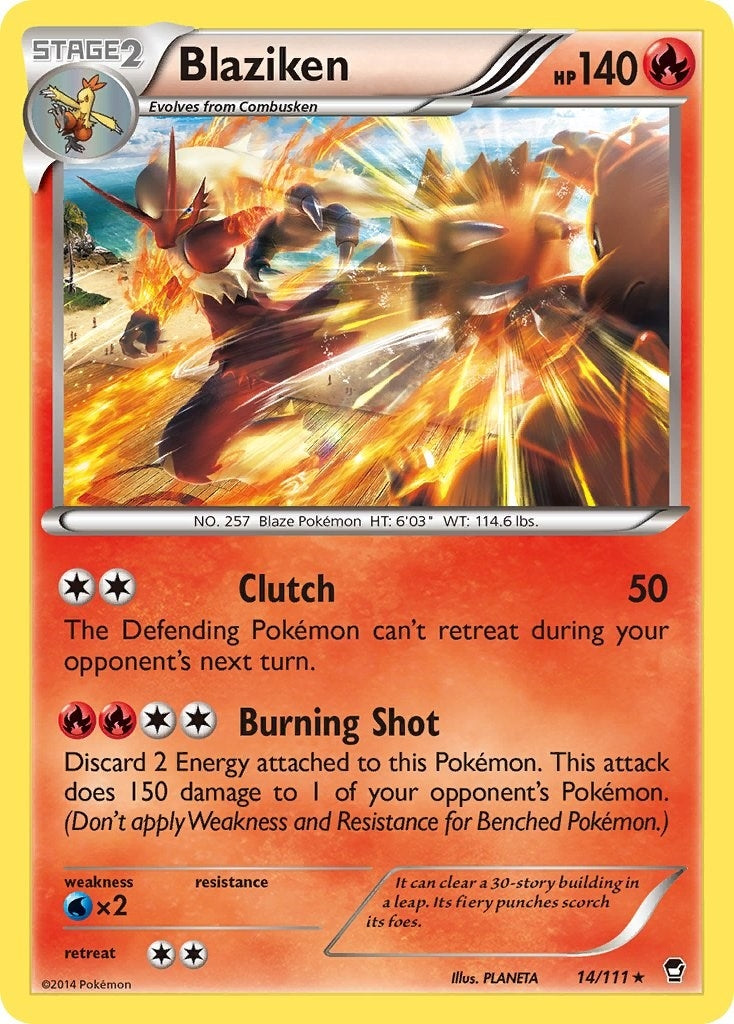 Image for Blaziken (14/111) [XY - Furious Fists] - Pokemon