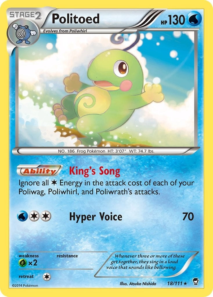 Image for Politoed (18/111) [XY - Furious Fists] - Pokemon
