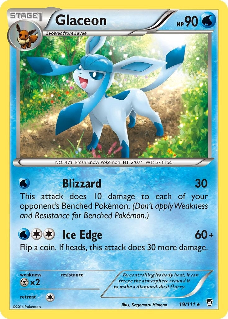 Image for Glaceon (19/111) [XY - Furious Fists] - Pokemon