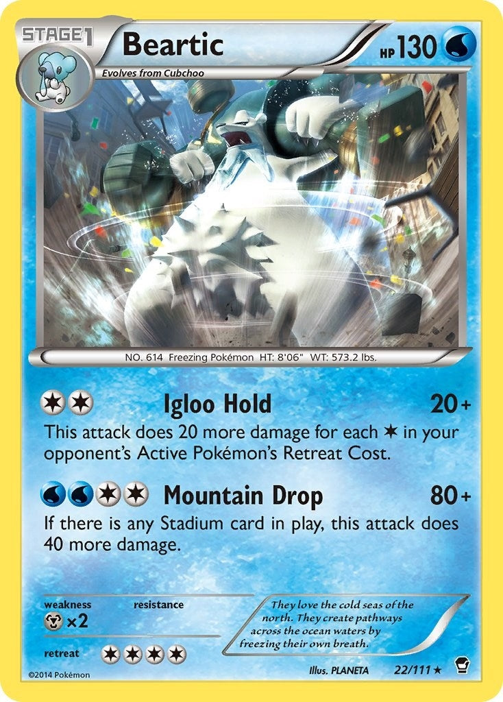 Image for Beartic (22/111) [XY - Furious Fists] - Pokemon
