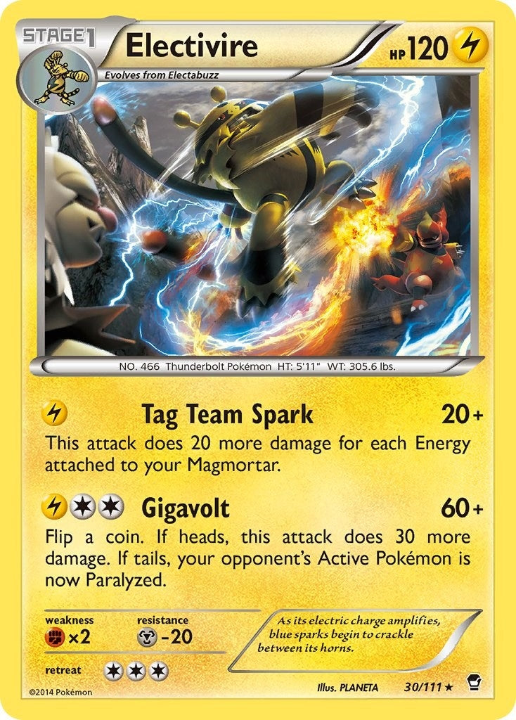 Image for Electivire (30/111) [XY - Furious Fists] - Pokemon