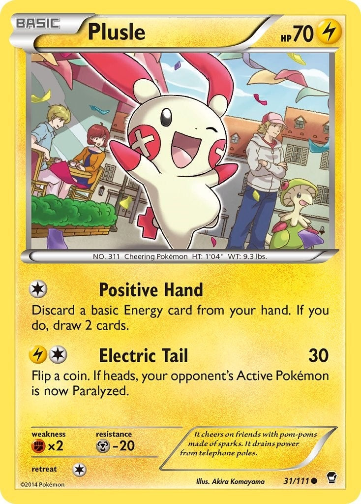 Image for Plusle (31/111) [XY - Furious Fists] - Pokemon