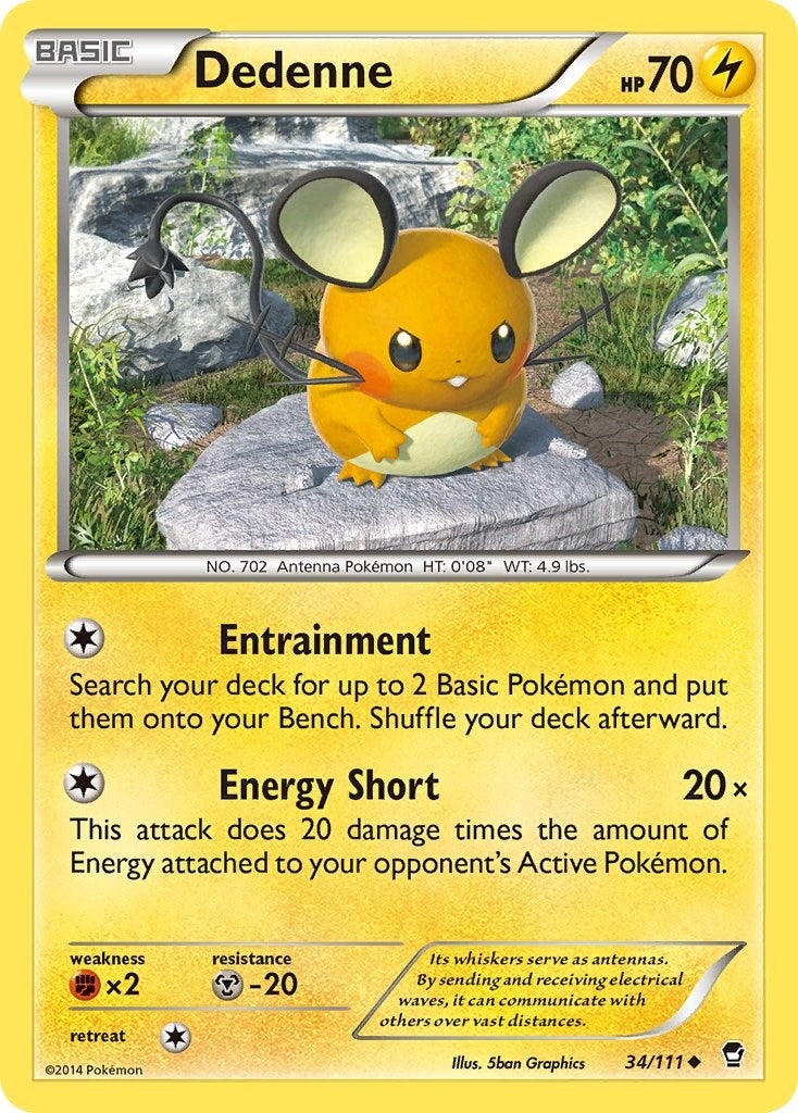 Image for Dedenne (34/111) [XY - Furious Fists] - Pokemon
