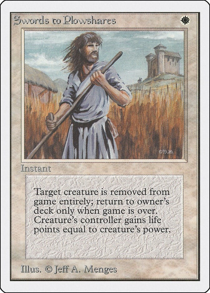 Image for Swords to Plowshares [Unlimited Edition] - Magic: The Gathering
