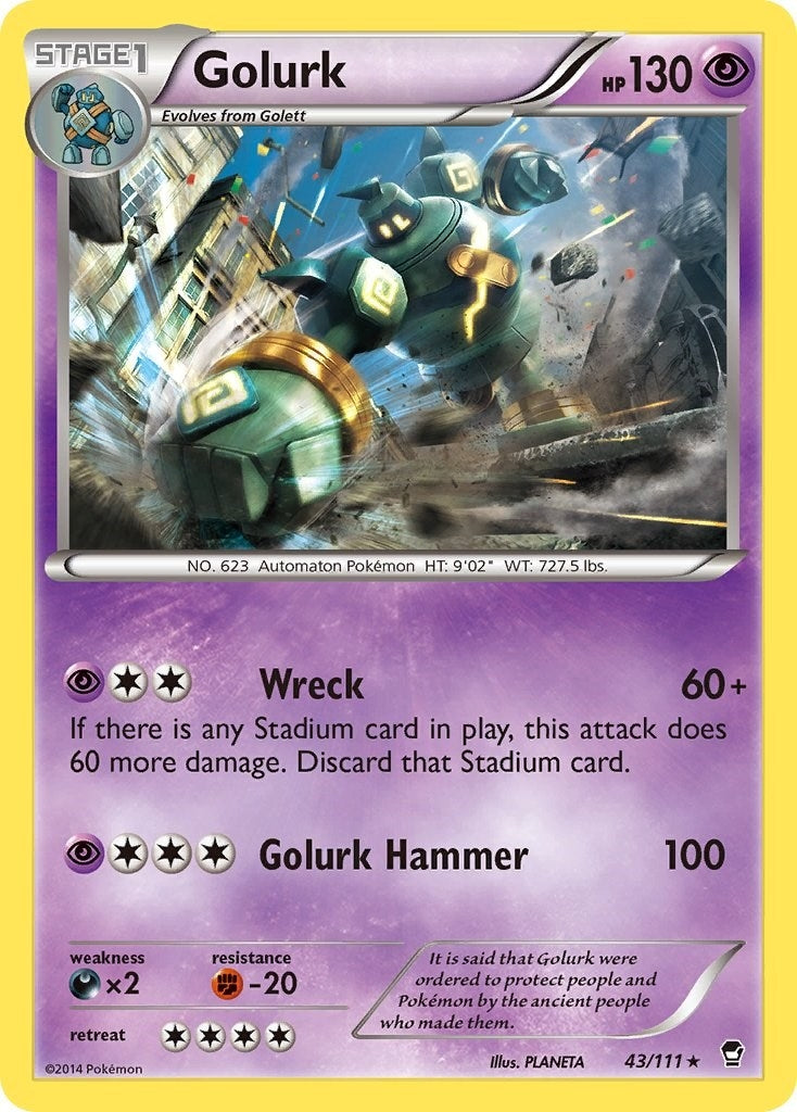 Image for Golurk (43/111) [XY - Furious Fists] - Pokemon