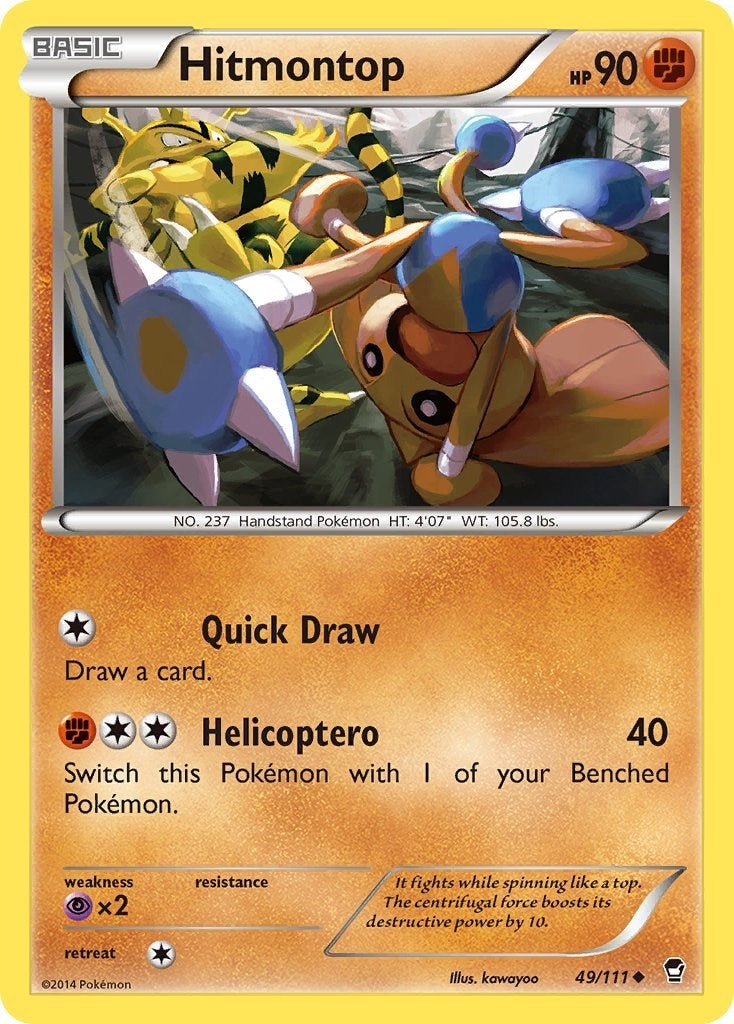 Image for Hitmontop (49/111) [XY - Furious Fists] - Pokemon