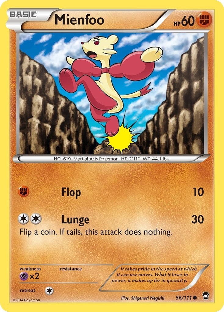 Image for Mienfoo (56/111) [XY - Furious Fists] - Pokemon
