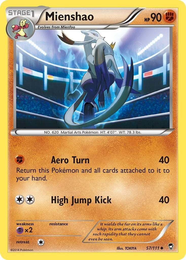 Image for Mienshao (57/111) [XY - Furious Fists] - Pokemon