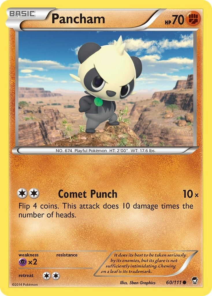 Image for Pancham (60) (60/111) [XY - Furious Fists] - Pokemon