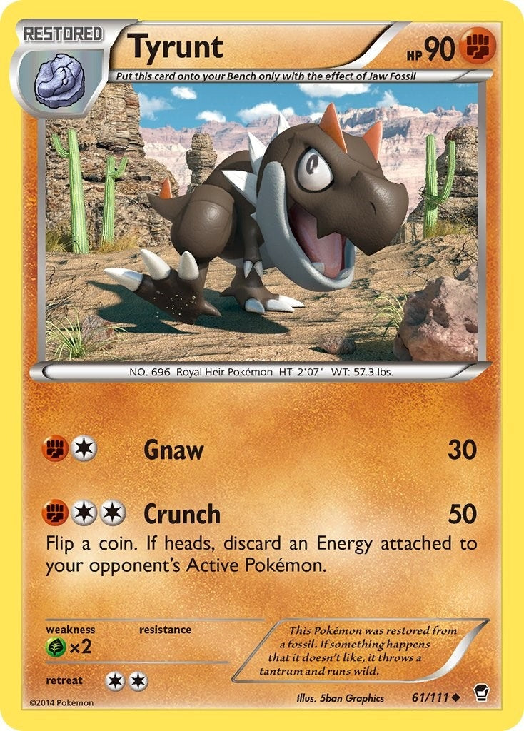 Image for Tyrunt (61/111) [XY - Furious Fists] - Pokemon