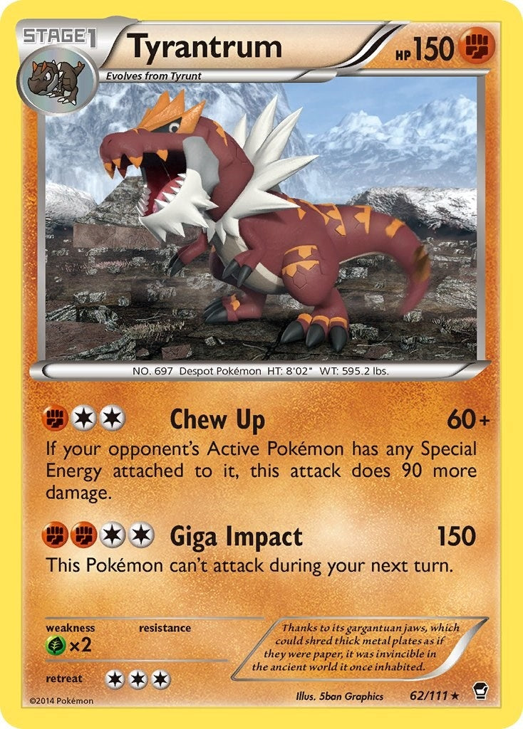 Image for Tyrantrum (62/111) [XY - Furious Fists] - Pokemon