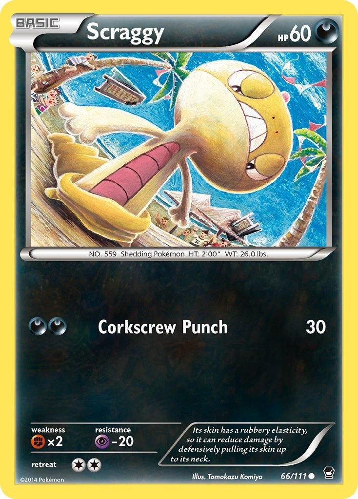 Image for Scraggy (66/111) [XY - Furious Fists] - Pokemon