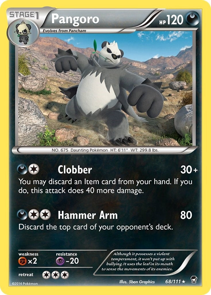 Image for Pangoro (68/111) [XY - Furious Fists] - Pokemon