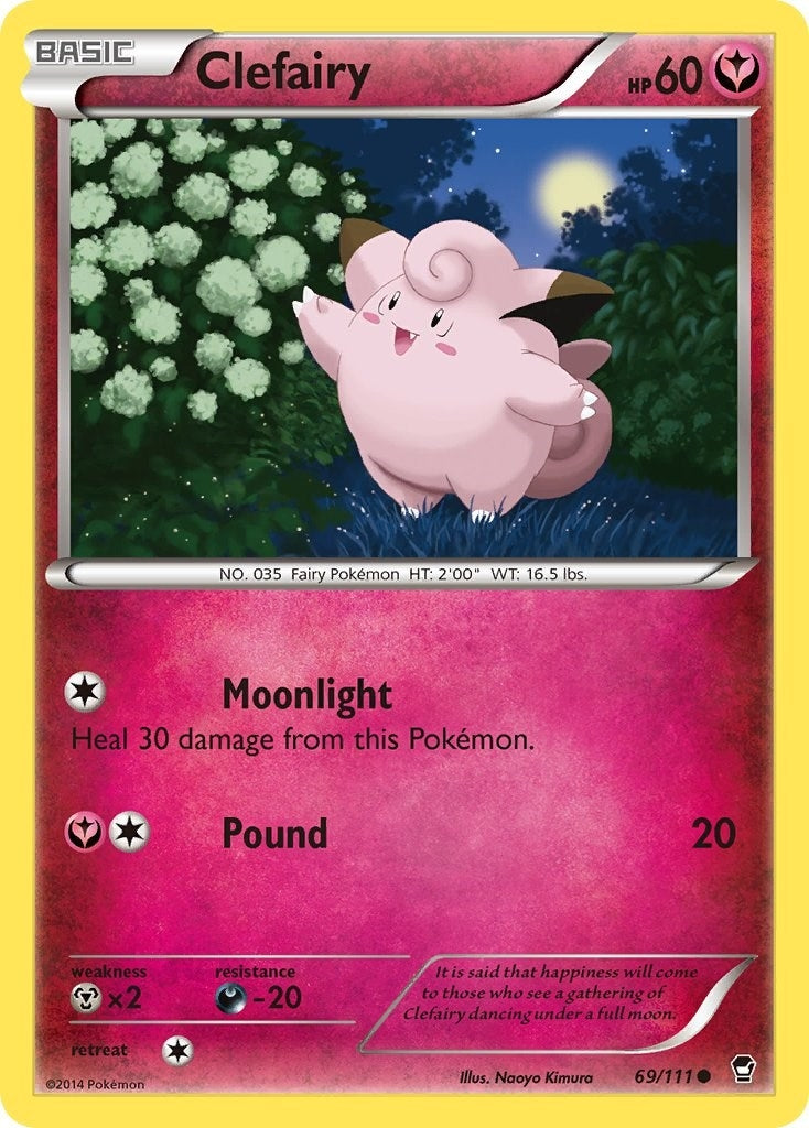 Image for Clefairy (69) (69/111) [XY - Furious Fists] - Pokemon