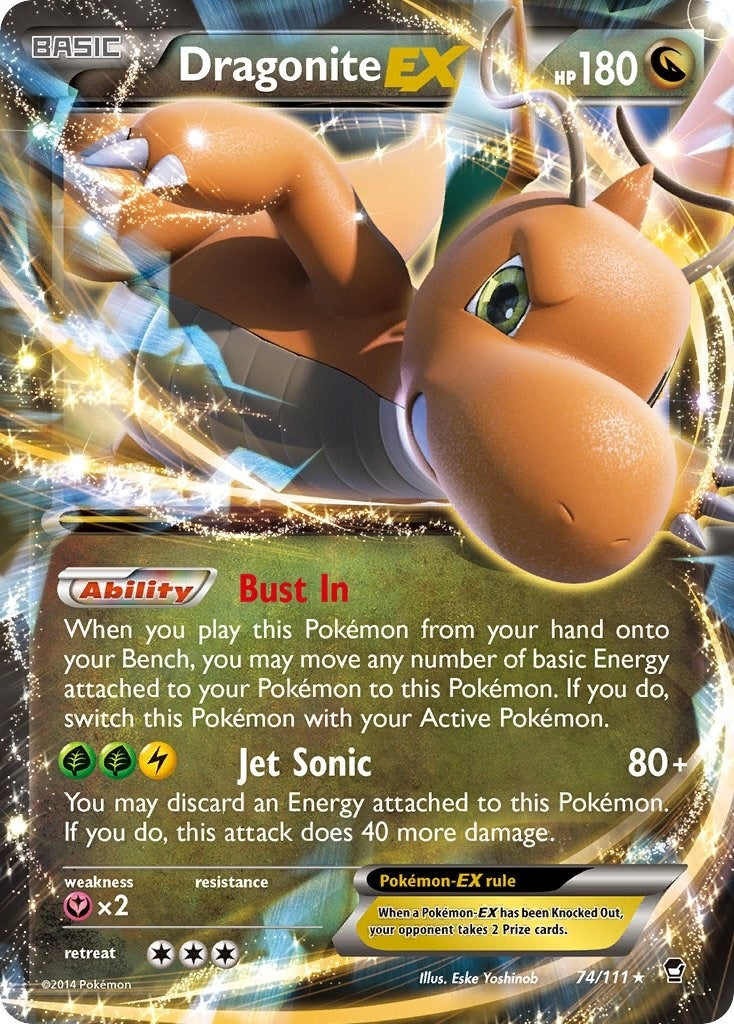 Image for Dragonite EX (74/111) [XY - Furious Fists] - Pokemon