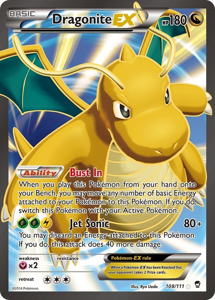Image for Dragonite EX (108 Full Art) (108/111) [XY - Furious Fists] - Pokemon