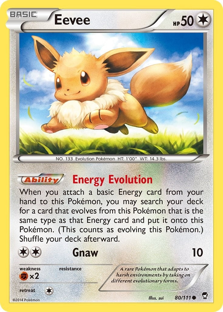 Image for Eevee (80/111) [XY - Furious Fists] - Pokemon
