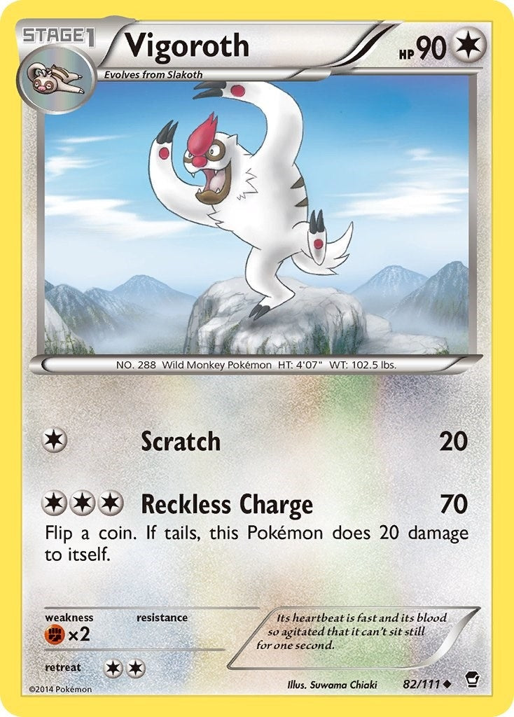 Image for Vigoroth (82/111) [XY - Furious Fists] - Pokemon