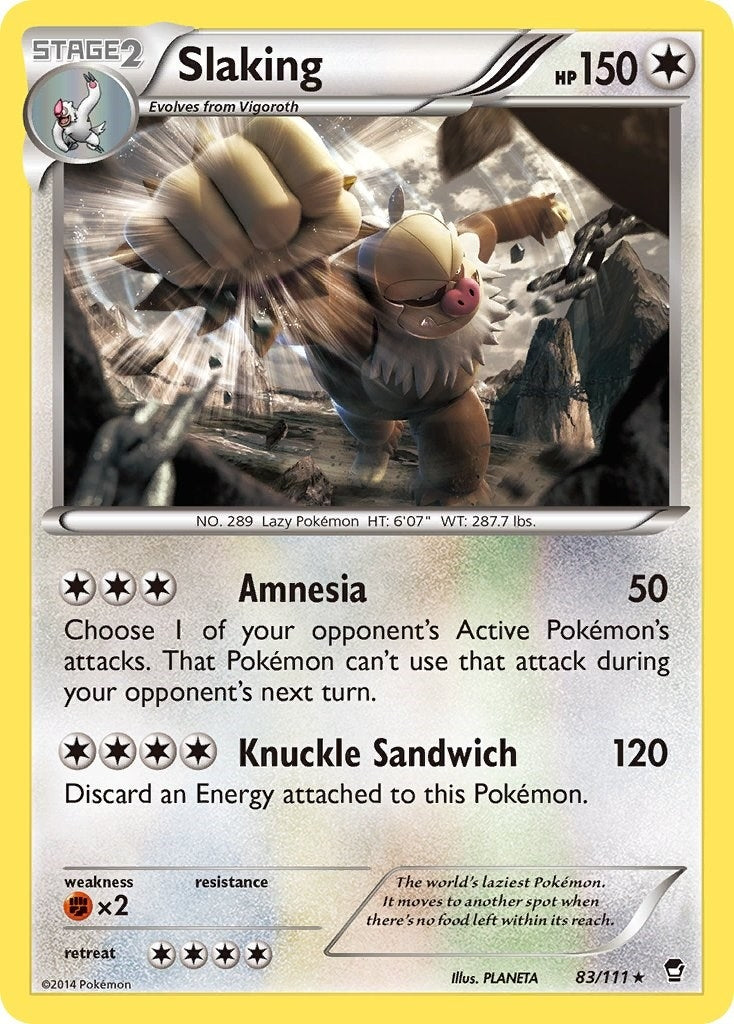 Image for Slaking (83/111) [XY - Furious Fists] - Pokemon