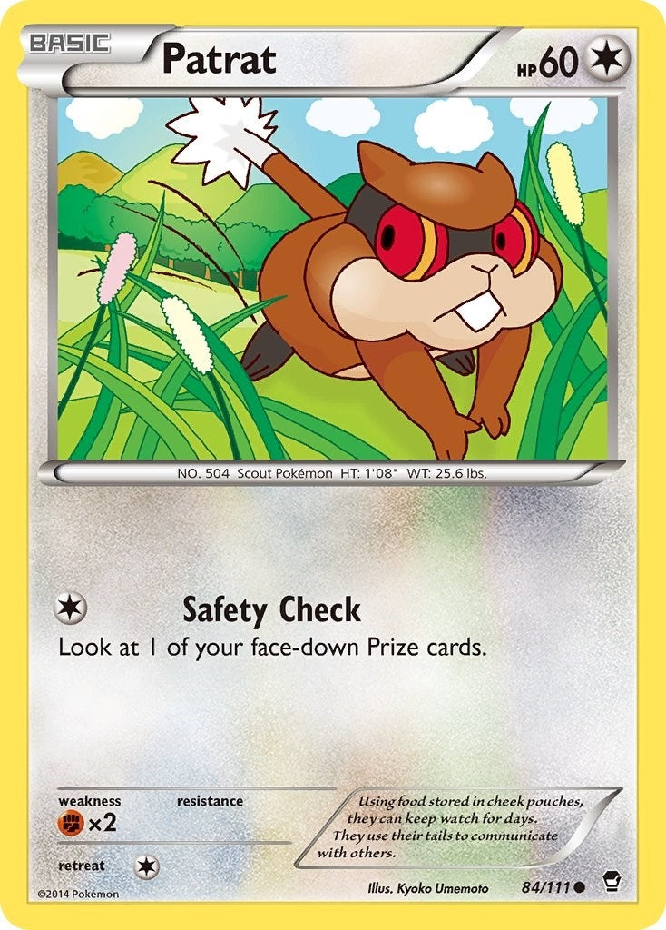 Image for Patrat (84/111) [XY - Furious Fists] - Pokemon