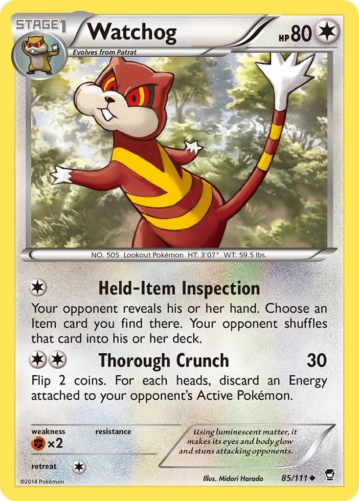 Image for Watchog (85/111) [XY - Furious Fists] - Pokemon