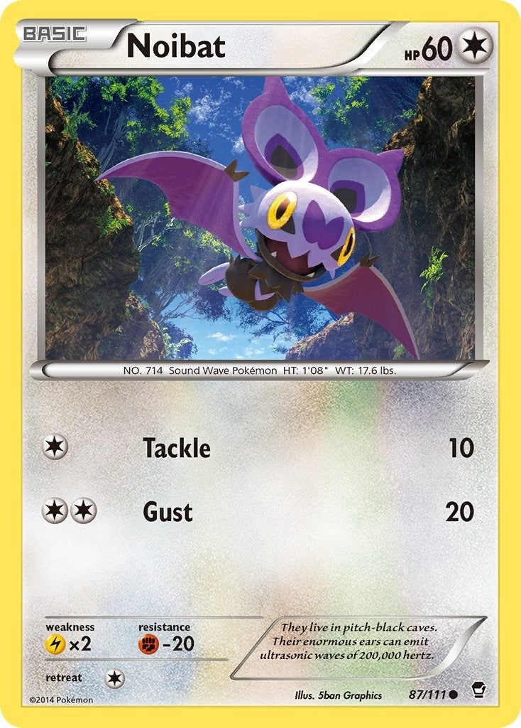 Image for Noibat (87/111) [XY - Furious Fists] - Pokemon