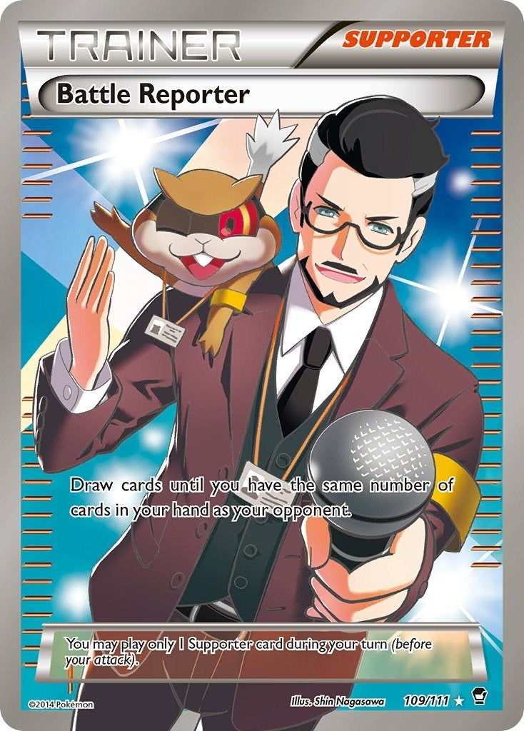 Image for Battle Reporter (109 Full Art) (109/111) [XY - Furious Fists] - Pokemon