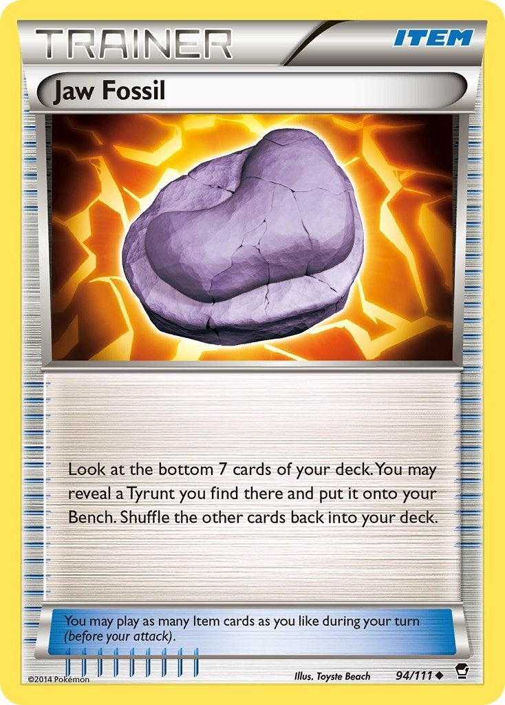 Image for Jaw Fossil (94/111) [XY - Furious Fists] - Pokemon