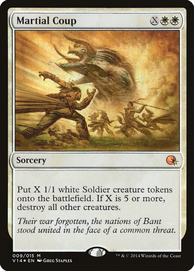 Image for Martial Coup (9) [From the Vault: Annihilation] - Magic: The Gathering