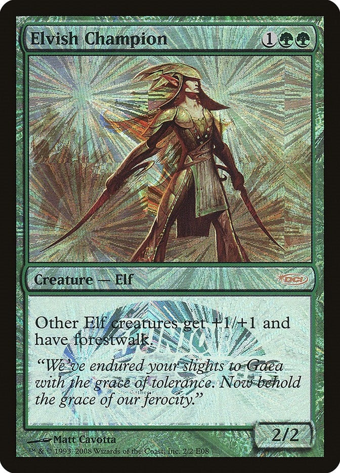 Image for Elvish Champion (Junior Series Europe) (2) [Junior Series Promos] - Magic: The Gathering
