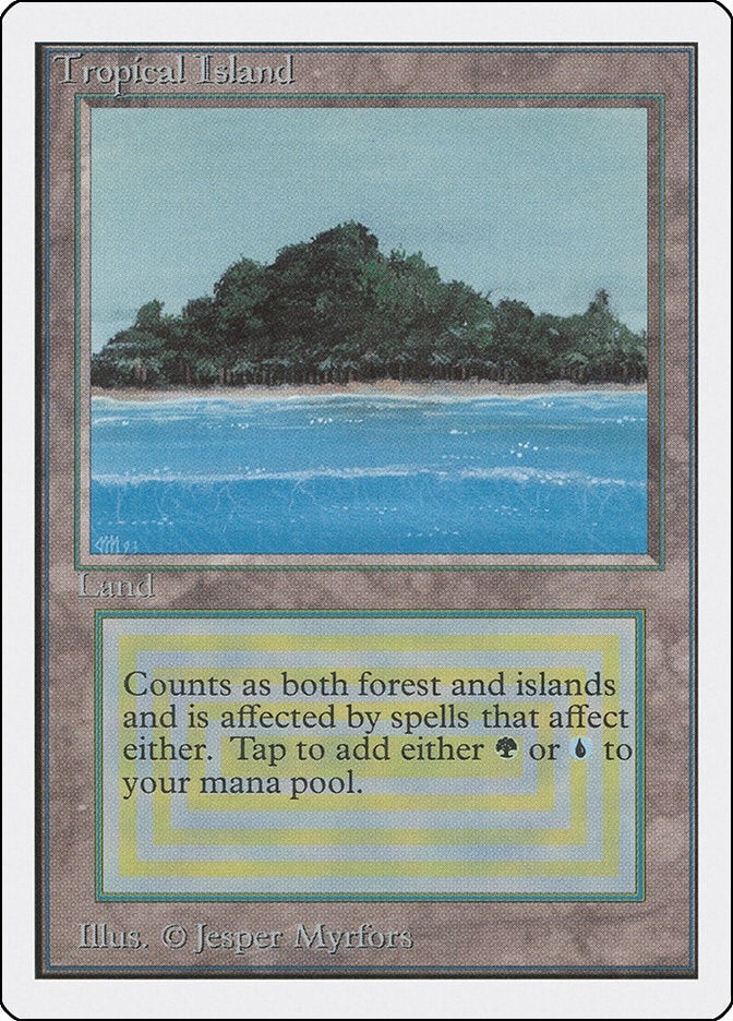 Image for Tropical Island [Unlimited Edition] - Magic: The Gathering