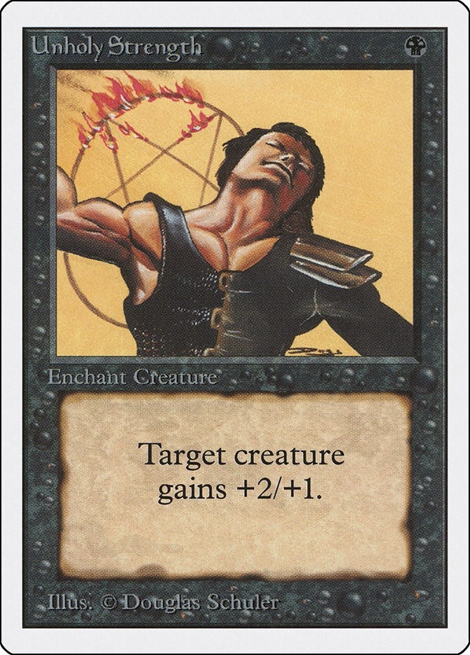 Image for Unholy Strength [Unlimited Edition] - Magic: The Gathering