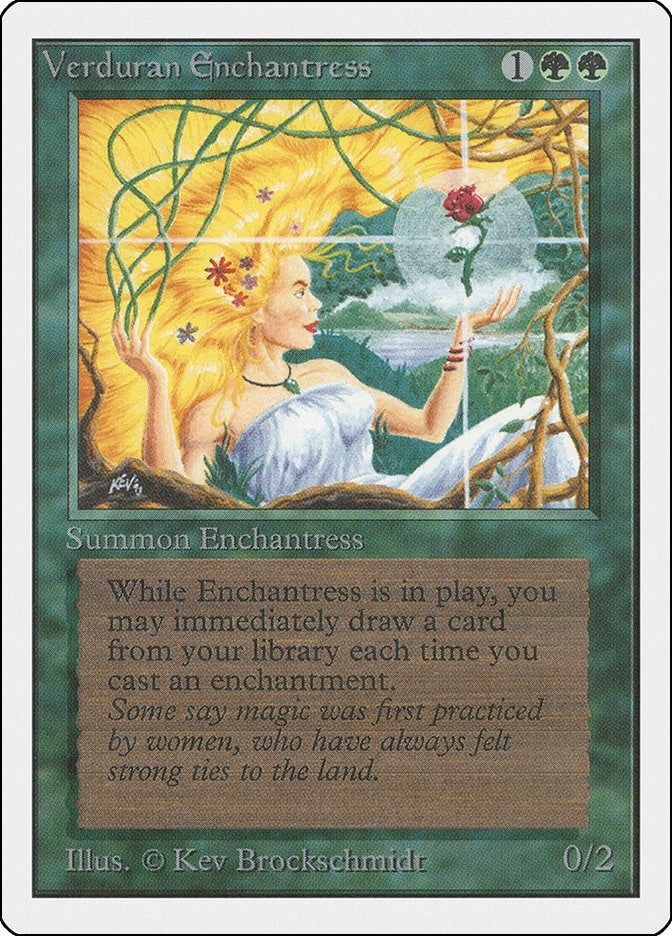 Image for Verduran Enchantress [Unlimited Edition] - Magic: The Gathering